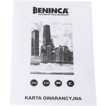 Zestaw Beninca KBULL424SW.S.PM 24V do 400kg bram przesuwnych