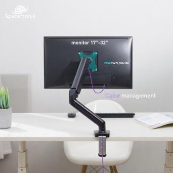 Uchwyt biurkowy Spacetronik SPA-G110 na monitor 17