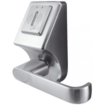 KLAMKA EURA ELH-60B9 z czytnikiem kart RFID SREBRNY