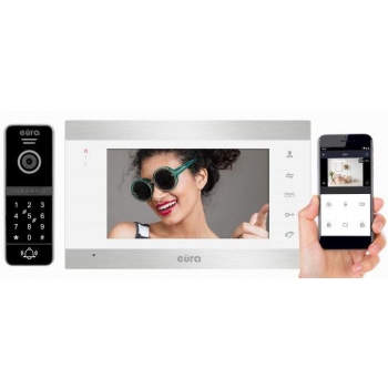 WIDEODOMOFON EURA VDP-00C5 BIAŁY TUYA