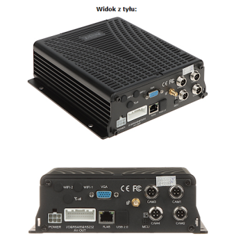 REJESTRATOR MOBILNY AHD, PAL, IP PROTECT-116 4 KANAŁY