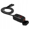Ładowarka zasilacz 2xUSB QC3.0 woltomierz przycisk MC1N