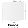 Panel grzewczy IR CRONOS Synthelith PRO CRP-300TWP Grey