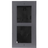 Ramka z puszką do montażu podtynkowego 2-modułowa HIKVISION DS-KD-ACF2/Plastic