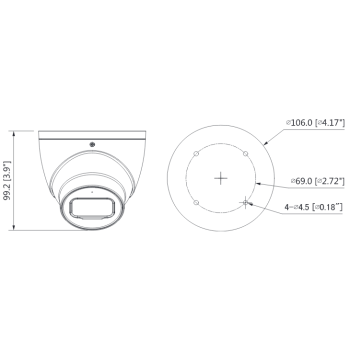 KAMERA HDCVI DAHUA HAC-HDW2802T-A-0280B