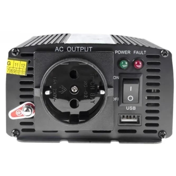 PRZETWORNICA NAPIĘCIA INWERTER Green Cell 12V -> 230V 500W/1000W MODYFIKOWANA SINUSOIDA INV03DE