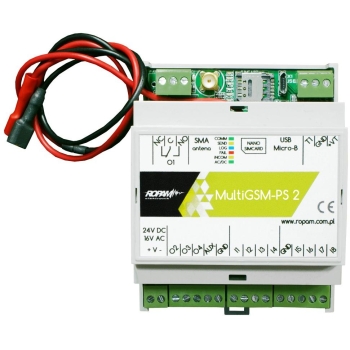 ROPAM MODUŁ POWIADAMIANA I STEROWANIA GSM MULTIGSM-D4M 2