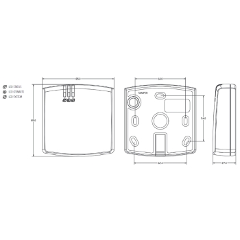 CZYTNIK ZBLIŻENIOWY ROGER PRT66LT-G
