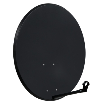 CZASZA ANTENA 80 CM STANDARD GRAFITOWA (ASC-800M-C) - satelitarna