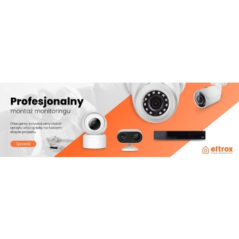 Zestaw monitoringu 8 kamer tubowych EZI-B140-F2 4MPx IP EZ-IP by Dahua z usługą montażu