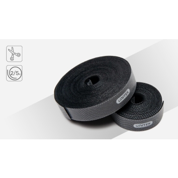 Unitek rzep organizer do kabli czarny 2 m OT141BK