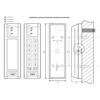 CZYTNIK ZBLIŻENIOWY ROGER PRT12EM-G