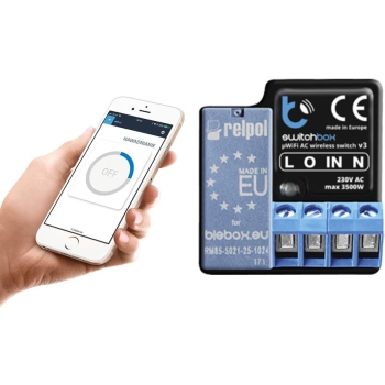 BLEBOX switchbox v3 - WYŁACZNIK 230V Z POMIAREM ZUZYCIA ENERGII