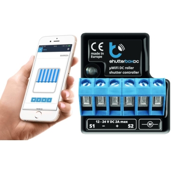 BLEBOX shutterboxDC - STEROWNIK ROLET 12-24V DC