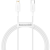 KABEL USB-C -> Lightning / iPhone Baseus Superior CATLYS-A02 1m 20W PD Quick Charging BIAŁY PREMIUM