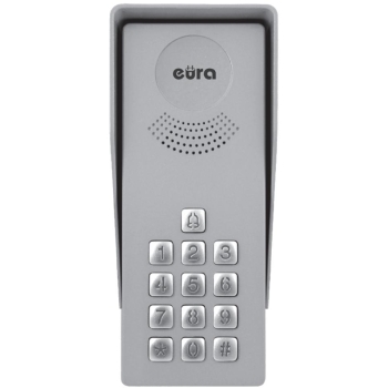 DOMOFON ''EURA'' ADP-36A3 ''INGRESSO BIANCO'' - 1-rodzinny, kaseta zewnętrzna z szyfratorem
