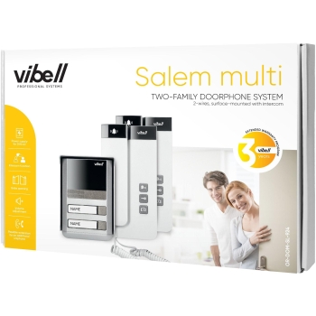 Domofon dwurodzinny 2-żyłowy Vibell OR-DOM-SL-924