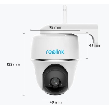 Kamera IP Reolink argus pt czarna akumulatorowa bezprzewodowa 4MP WiFi