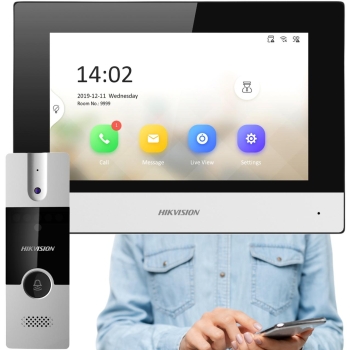 ZESTAW WIDEODOMOFONOWY HIKVISION KIT-D4-PL302