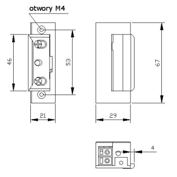ZACZEP ELEKTRA R4 Z PAM. Z BLOK. SYMETR.