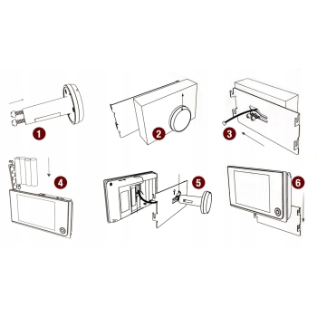 WIZJER DO DRZWI KAMERA SF520A