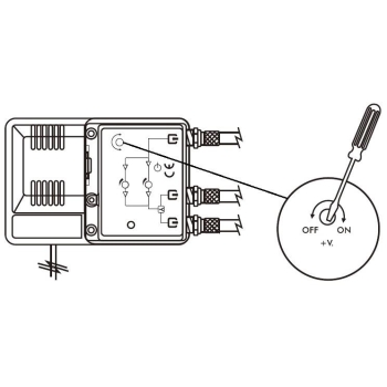 Wzmacniacz szerokopasmowy Spacetronik SPA-22X2 VHF/UHF 24dB