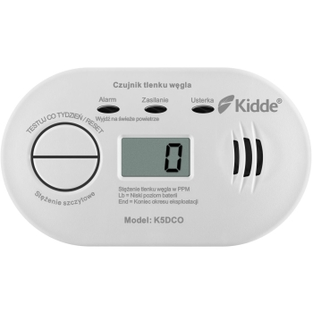 Czujnik czadu z wyświetlaczem Kidde K5DCO