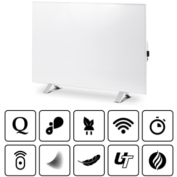 Panel grzewczy IR CRONOS Synthelith PRO CRP-980TWP WHITE TUYA