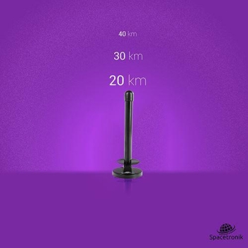 Antena magnetyczna DVB-T2 Spacetronik Hook TV USB 30dB Double Power