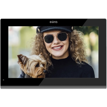 WIDEODOMOFN EURA VDP-98C5 czarny, wi-fi, Tuya