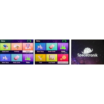 Miernik satelitarny Spacetronik S-22 DVB-S2/S2X IPTV M3U H.265