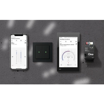 Zestaw podstawowy GIRA ONE żaluzje i rolety + oświetlenie (6 pomieszczeń)