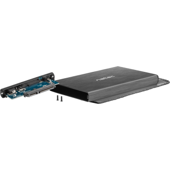 Zewnętrzna obudowa dysku Natec Rhino SATA 2.5cala USB 2.0 Slim (Czarny)
