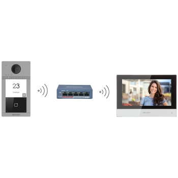 ZESTAW WIDEODOMOFONOWY HIKVISION DS-KIS604-S(C)(O-STD)/eu