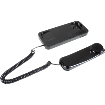 DOMOFON CYFRAL COSMO 1-LOKATORKI KASETA SREBRNA UNIFON CZARNY