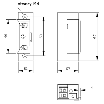 ZACZEP ELEKTRA R4 Z BLOKADĄ SYMETRYCZNY
