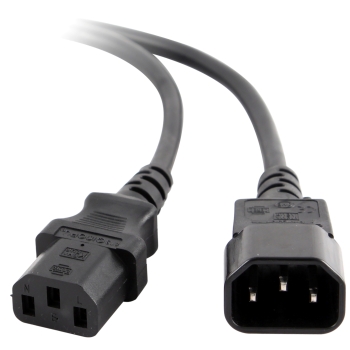 PRZEDŁUŻACZ KABLA ZASILAJĄCEGO VDE IEC 320 C13 -> C14 1.8M Lanberg