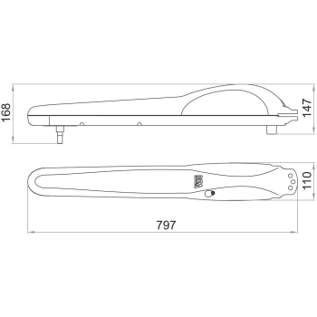 Zestaw DEA KIT MACNET 230V do bram skrzydłowych