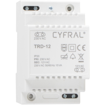 DOMOFON CYFRAL COSMO 1-LOKATORKI KASETA SREBRNA UNIFON CZARNY