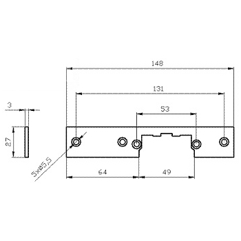 SZYLD ELEKTRA PROSTY KRÓTKI MAL.