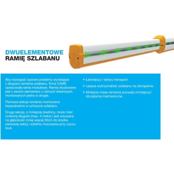 Szlaban CAME GARD GT8 - zestaw do 8 metrów