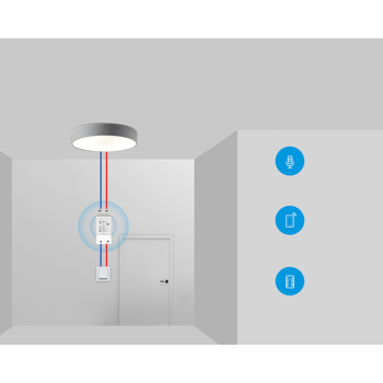 SONOFF BASIC R2 inteligentny bezprzewodowy przełącznik przekaźnik sterownik Wi-Fi biały