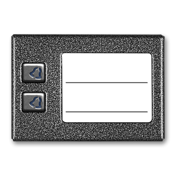 ACO CDN-2NP GR Podświetlany panel listy lokatorów z 2 przyciskami