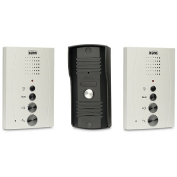 EURA ADP-11A3 Domofon głośnomówiący, bezsłuchawkowy, dwie słuchawki