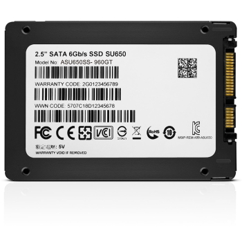 DYSK SSD ADATA Ultimate SU650 480G 2.5 S3 3D