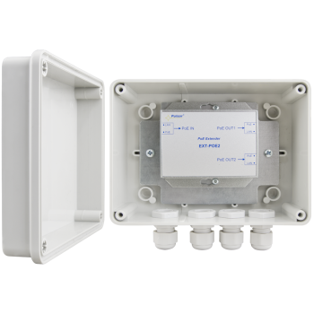 EXTENDER POE W OBUDOWIE HERMETYCZNEJ DO 2 KAMER IP Pulsar EXT-POE2H