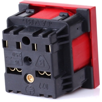 Gniazdo 1M elektryczne pojedyncze + blokada