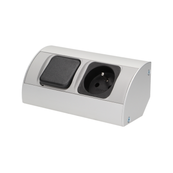 Gniazdo meblowe z wyłącznikiem, 1x230V OR-AE-1302 ORNO