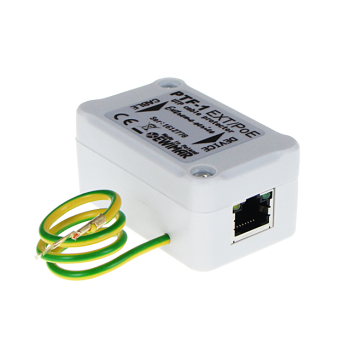 Zabezpieczenie przeciwprzepięciowe 1-kanałowe do kamer IP serii EXTREME EWIMAR PTF-51-EXT/PoE