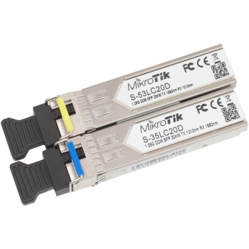 MODUŁ SFP MIKROTIK PAIR S-35LC20D + S-53LC20D 1,25G SM